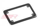 Motorcycle Carbon Fiber License Plate Frame Trim Outer Cover